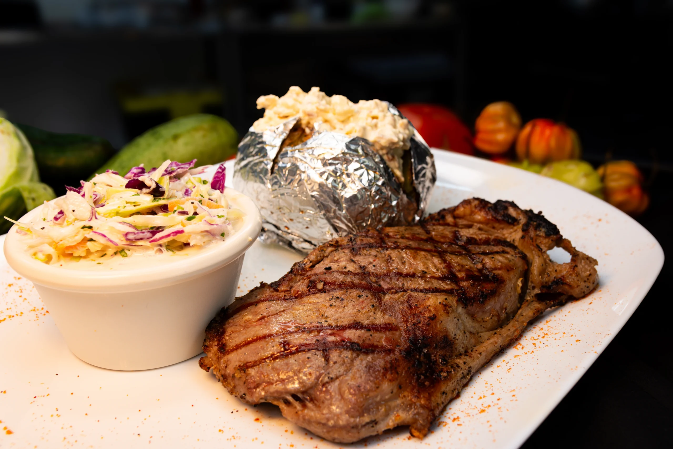 New York Steak con ensalada & papa asada - Imagen 2